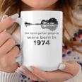Guitarrista Guitarra Con Paisaje Best Guitar Players 1974 Taza de café Regalos divertidos