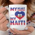 Haitian My Heart Country My Haiti Flag For Men Coffee Mug Unique Gifts