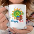 Happy Festival Of Colors Happy Holi Om Hindu Indian Coffee Mug Unique Gifts