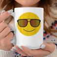 Happy Yellow Cartoon Face Party Sunglass Glasses Coffee Mug Unique Gifts