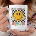 Hippie Smile Face Field Trip Squad Groovy Field Day 2024 Coffee Mug Funny Gifts