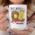 Hot Mess Always Stressed Softball Mom Coffee Mug Unique Gifts