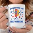 I'm Just Here For The Wieners 4Th Of July Hot-Dog Coffee Mug Unique Gifts