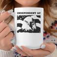 Independent Af Patriotic Fourth Of July American Coffee Mug Unique Gifts