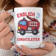 Kinder Jetzt Bin Ich Einsatzleiter Endlich 3 Jahre Boys Fire Brigade Tassen Lustige Geschenke