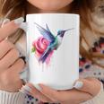 Kolibri-Kunst Rose Tier Bunte Grafik Kolibri Tassen Lustige Geschenke