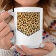 Leopard Print Pocket Cool Animal Lover Cheetah Coffee Mug Unique Gifts