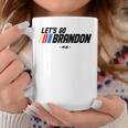 Let's Go Brandon Racing Car Us Flag Idea News 80S Coffee Mug Unique Gifts