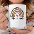 Librarian Rainbow Leopard School Librarian Coffee Mug Unique Gifts