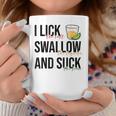 I Lick Salt Swallow Tequila Suck Lime Mexican Fiesta Coffee Mug Unique Gifts