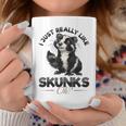 Lustiges Stinktier I Just Really Like Skunks Ok Tassen Lustige Geschenke