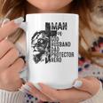 Man Of God Husband Dad Protector Hero Christian Father's Day Coffee Mug Unique Gifts