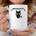 Metallicat Black Cat Lover Rock Heavy Metal Music Joke Coffee Mug Unique Gifts