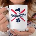 New York Baseball Vintage State Pride Love City Red Coffee Mug Unique Gifts