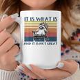 It Is What It Is And It Is Not Great Raccoon Coffee Mug Funny Gifts