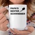 Papa's Bester Schwimmer X Lecker Bierchen Party Outfit Tassen Lustige Geschenke