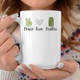 Peace Love Pickles Retro Pickles Lover Food Lover Coffee Mug Unique Gifts