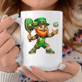 Pickleball Leprechaun St Patrick's Day Pickleball Player Coffee Mug Personalized Gifts