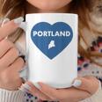 Portland Maine Heart Pride Retro Love Coffee Mug Unique Gifts