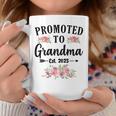 Promoted To Grandma 2025 Pregnancy Announcement Coffee Mug Unique Gifts