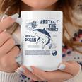 Protect The Local Sharks Scuba Diving Save The Ocean Coffee Mug Personalized Gifts