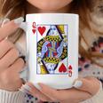 Queen Of Hearts Feminist For Playing Cards Coffee Mug Unique Gifts
