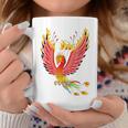 Rainbow Phoenix Fire Bird Coffee Mug Unique Gifts
