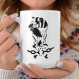 Raised Hand Clenched Fist Broken Chain Birds Black Freedom Coffee Mug Unique Gifts