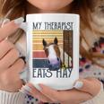 My Therapist Eats Hay Horse Lover Horse Riders Coffee Mug Unique Gifts