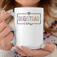Registrar Crew Team Back To School Teacher Supplies Coffee Mug Unique Gifts