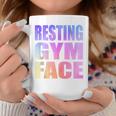 Resting Gym Face Coffee Mug Unique Gifts