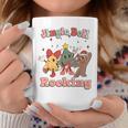 Retro Groovy Jingle Rock Bell Merry Christmas Hippie Outfit Coffee Mug Unique Gifts