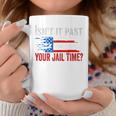 Retro Isn't It Past Your Jail Time Vintage American Flag Coffee Mug Unique Gifts
