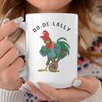 Retro Oo-De-Lally Singing Rooster Vintage Guitar Chicken Coffee Mug Personalized Gifts