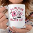 Retro Read Your Heart Out Valentine's Day Teacher Book Lover Coffee Mug Funny Gifts