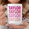 Retro Taylor Personalized Name I Love Taylor Coffee Mug Personalized Gifts