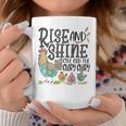 Rise And Shine Give God The Glory Glory Chicken Coffee Mug Unique Gifts