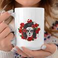 Rockera Surgar Skull La Jefa Calavera Muertos Sin Mangas Taza de café Regalos divertidos