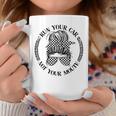 Run Your Car Not Your Mouth Messy Bun Racing Coffee Mug Unique Gifts