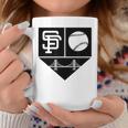 San Francisco Baseball Skyline Retro Game Day Giant Coffee Mug Unique Gifts