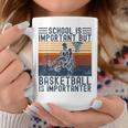 Schule Ist Wichtig Aber Basketball Ist Wichtig Basketball Gray Tassen Lustige Geschenke