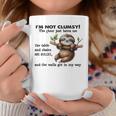 Sloth I'm Not Clumsy The Floor Just Hates Me The Table Coffee Mug Personalized Gifts