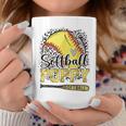 Softball Poppy Leopard Softball Pride Coffee Mug Unique Gifts