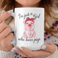 Solo Una Chica Que Ama A Los Cerdos Taza de café Regalos divertidos