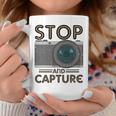 Stop And Capture Fotografen Lustige Fotografie Tassen Lustige Geschenke