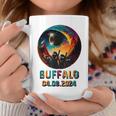 Total Solar Eclipse 2024 Totality Buffalo Coffee Mug Unique Gifts