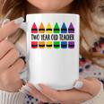 Two Year Old Teacher Crayon Cray Teacher Coffee Mug Unique Gifts