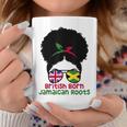 Uk British Grown Jamaican Roots Messy Bun Coffee Mug Personalized Gifts
