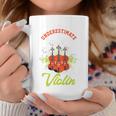 Never Underestimate Girl With Violin Fiddle Violinist Coffee Mug Unique Gifts