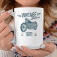 Vintage Born 1971 Birthday Classic Retro Motorbike Coffee Mug Unique Gifts